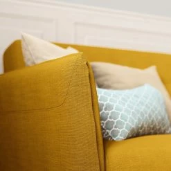 Mørteens Schlafsofa Asbro I - Webstoff - Gelb -WOHNZIMMERMÖBEL Verkäufe 1000182530 191212 13383300046 DETAILS P000000001000182530