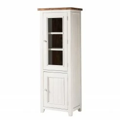 Maison Belfort Wohnwand Balignton III (3-teilig) - Kiefer massiv - Weiß / Kiefer -WOHNZIMMERMÖBEL Verkäufe 1000182805 211116 12521700223 DETAILS P000000001000182805