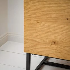 Ars Natura Sideboard Nozza II - Echtholzfurnier - Eiche / Schwarz -WOHNZIMMERMÖBEL Verkäufe 1000182814 200306 14374700005 MOOD DETAILS P000000001000182814 mood