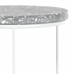Norrwood Beistelltisch Terrazzo I - Terrazzo / Metall - Mehrfarbig / Weiß -WOHNZIMMERMÖBEL Verkäufe 1000182817 190731 14364900006 DETAILS P000000001000182817