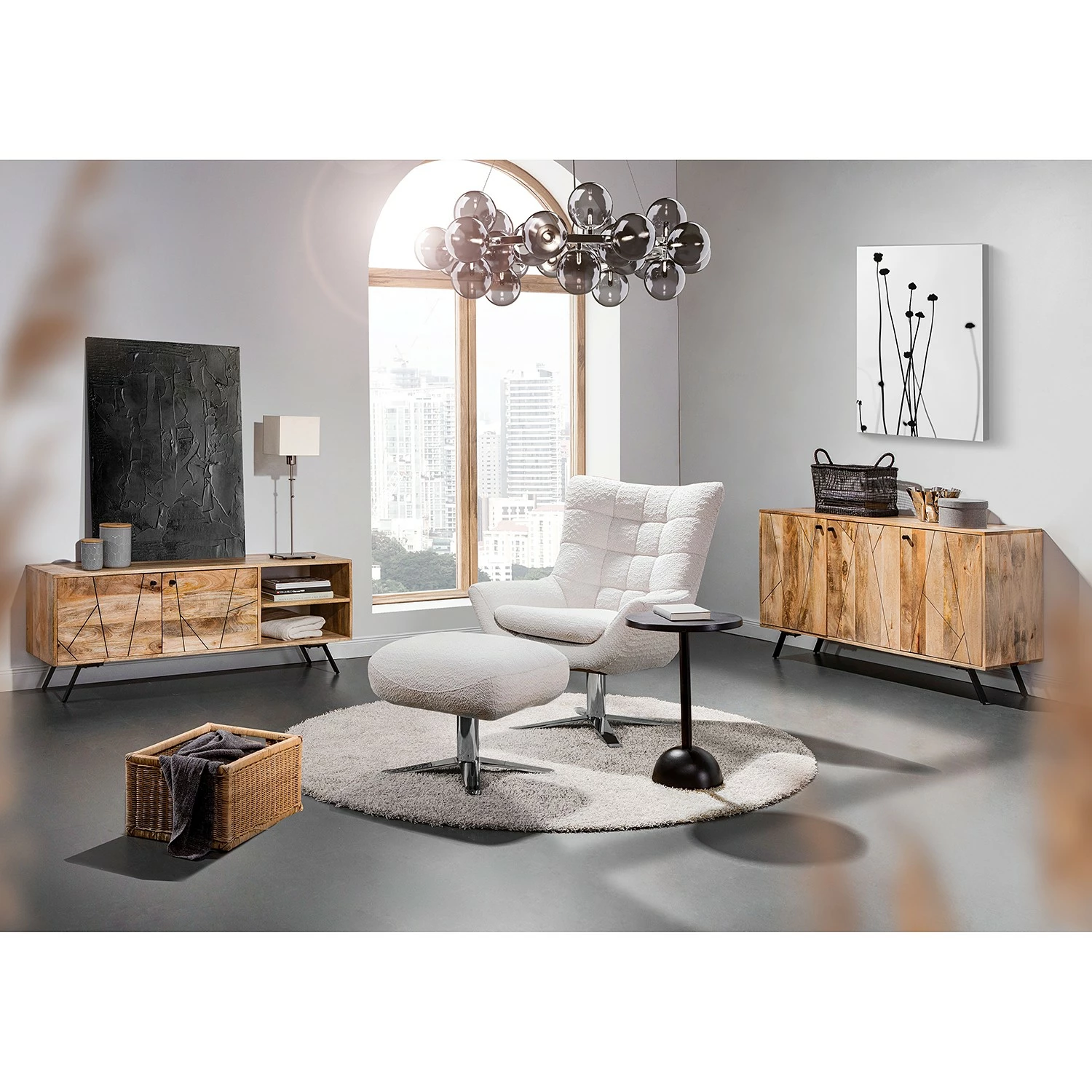 Ars manufacti Beistelltisch Nikko VI - Aluminium - Schwarz 3 Ars manufacti Beistelltisch Nikko VI - Aluminium - Schwarz – Bild 3