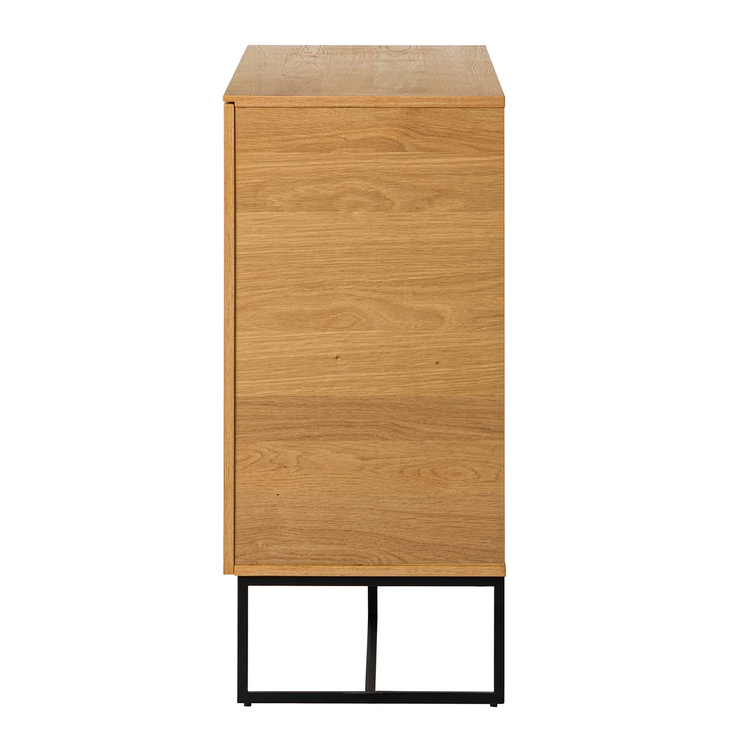Ars Natura Kommode Nozza - Echtholzfurnier - Eiche / Schwarz 5 Ars Natura Kommode Nozza - Echtholzfurnier - Eiche / Schwarz – Bild 5
