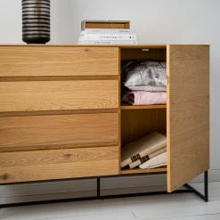 Ars Natura Kommode Nozza - Echtholzfurnier - Eiche / Schwarz 26 Ars Natura Kommode Nozza - Echtholzfurnier - Eiche / Schwarz -WOHNZIMMERMÖBEL Verkäufe 1000182823 200306 14374700008 MOOD DETAILS P000000001000182823 mood