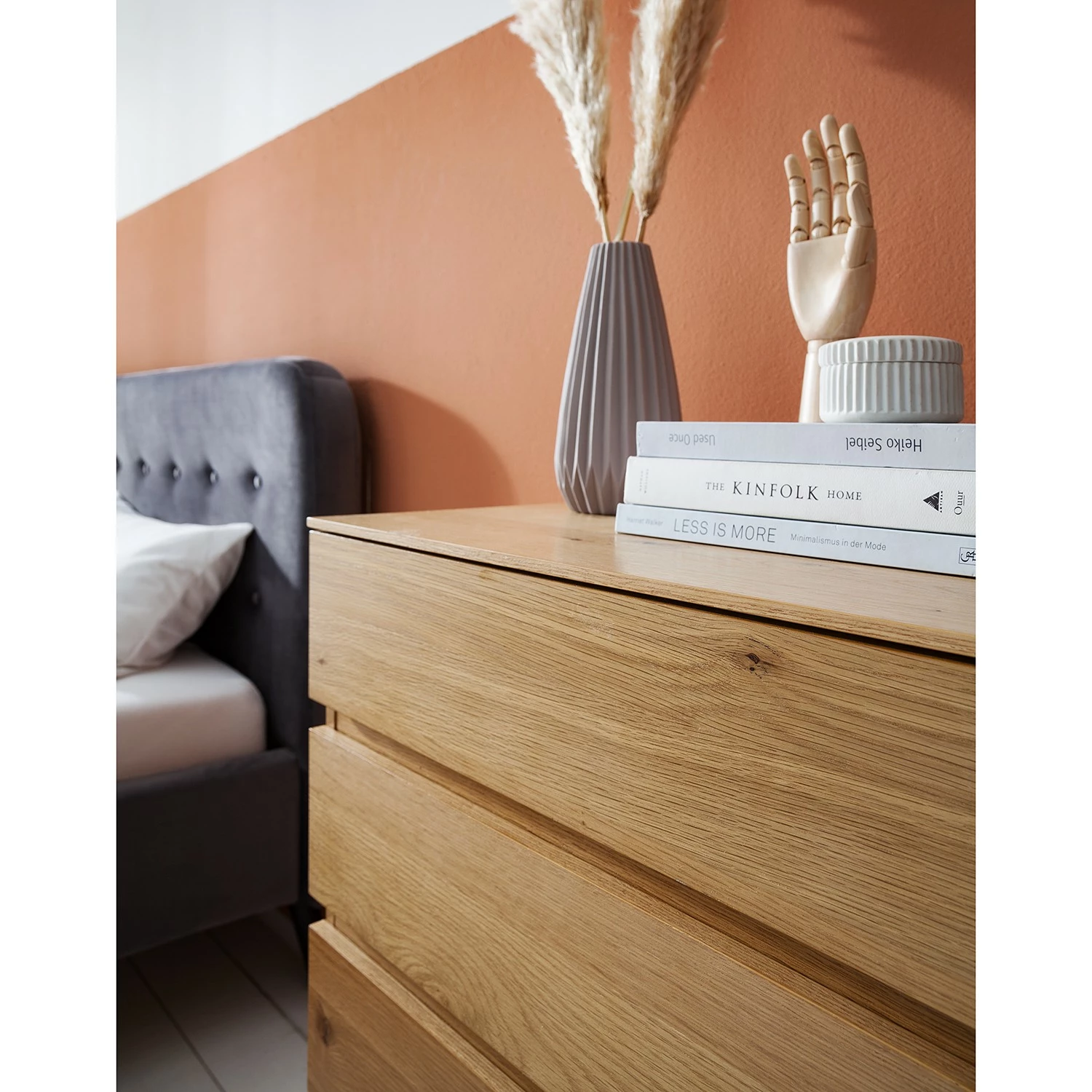 Ars Natura Kommode Nozza - Echtholzfurnier - Eiche / Schwarz 13 Ars Natura Kommode Nozza - Echtholzfurnier - Eiche / Schwarz – Bild 13