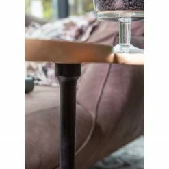 Ars manufacti Beistelltisch Nikko IV - Aluminium - Messing Antik / Kupfer Antik -WOHNZIMMERMÖBEL Verkäufe 1000182826 220729 050 DETAILS P000000001000182826