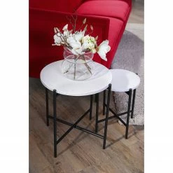 Norrwood Beistelltisch Terrazzo V - Terrazzo / Metall - Mehrfarbig / Schwarz -WOHNZIMMERMÖBEL Verkäufe 1000182834 200428 12072300008 MOOD DETAILS P000000001000182834 mood