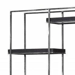 Red Living Regal Pondo - Akazie massiv / Metall - Akazie Schwarz / Schwarz -WOHNZIMMERMÖBEL Verkäufe 1000182846 190731 14365900108 DETAILS P000000001000182846