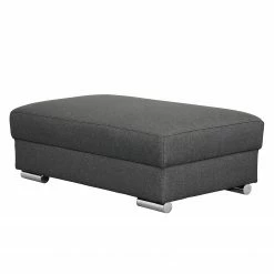 Modoform Polsterhocker Swaine - Webstoff - Anthrazit