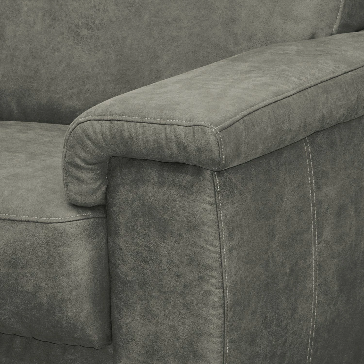 Modoform Sofa Picabu (2-Sitzer) - Antiklederlook - Dunkelgrau 8 Modoform Sofa Picabu (2-Sitzer) - Antiklederlook - Dunkelgrau – Bild 8