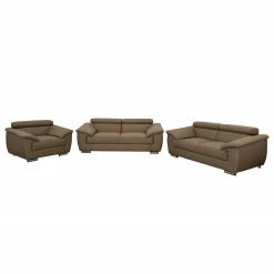 Modoform Polstergarnitur Swaine (3-2-1) - Webstoff - Sandgrau