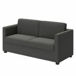 Loftscape Sofa Deven X (2-Sitzer) - Antiklederlook - Anthrazit