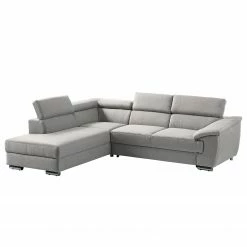 Fredriks Ecksofa Swain - Webstoff - Lichtgrau - Longchair davorstehend links - Schlaffunktion 12 Fredriks Ecksofa Swain - Webstoff - Lichtgrau - Longchair davorstehend links - Schlaffunktion -WOHNZIMMERMÖBEL Verkäufe 1000183414 210323 15242501810 DETAILS P000000001000183414