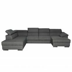 Modoform Wohnlandschaft Swaine - Webstoff - Anthrazit - Longchair davorstehend rechts - Ohne Schlaffunktion -WOHNZIMMERMÖBEL Verkäufe 1000183423 191111 17585600770 DETAILS P000000001000183423