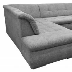 Loftscape Wohnlandschaft Lemley - Webstoff - Platin - Longchair davorstehend rechts - Keine Funktion -WOHNZIMMERMÖBEL Verkäufe 1000183479 190927 15250003002 DETAILS P000000001000183479