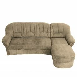 Modoform Ecksofa Wells - Flachgewebe - Cappuccino - Longchair davorstehend rechts - Schlaffunktion -WOHNZIMMERMÖBEL Verkäufe 1000183491 191111 17591701010 DETAILS P000000001000183491