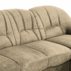 Modoform Ecksofa Wells - Flachgewebe - Cappuccino - Longchair davorstehend rechts - Schlaffunktion -WOHNZIMMERMÖBEL Verkäufe 1000183491 191111 17591701012 DETAILS P000000001000183491