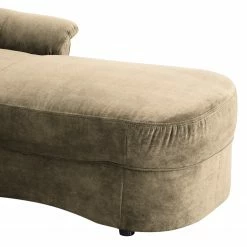 Modoform Ecksofa Wells - Flachgewebe - Cappuccino - Longchair davorstehend rechts - Schlaffunktion -WOHNZIMMERMÖBEL Verkäufe 1000183491 191111 17591701013 DETAILS P000000001000183491