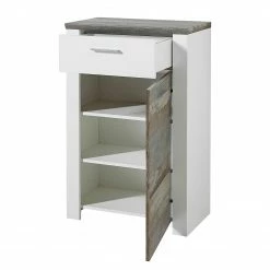 Loftscape Kommode Bickley - Weiß / Driftwood Dekor -WOHNZIMMERMÖBEL Verkäufe 1000183588 210907 14294100039 DETAILS P000000001000183588