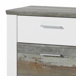 Loftscape Kommode Bickley - Weiß / Driftwood Dekor -WOHNZIMMERMÖBEL Verkäufe 1000183588 210907 14294100040 DETAILS P000000001000183588