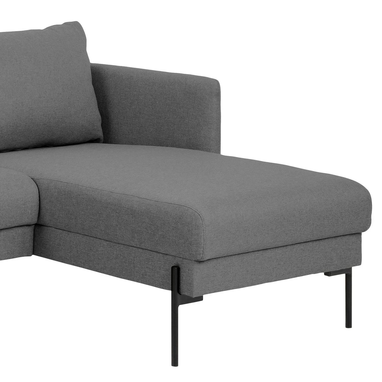 Fredriks Ecksofa Pratt - Webstoff - Dunkelgrau - Longchair davorstehend rechts 9 Fredriks Ecksofa Pratt - Webstoff - Dunkelgrau - Longchair davorstehend rechts – Bild 9