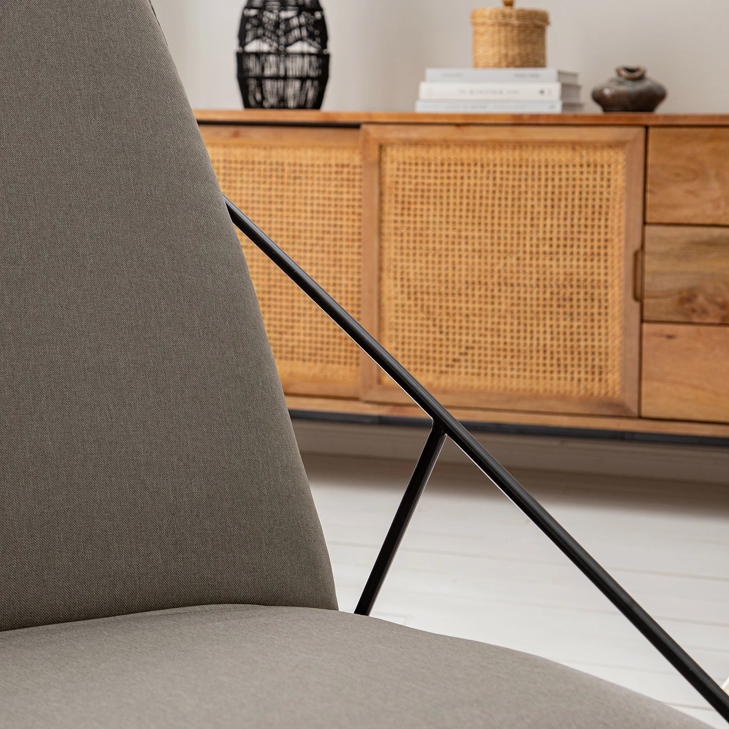 Fredriks Sessel Doogo - Baumwolle - Beige 13 Fredriks Sessel Doogo - Baumwolle - Beige – Bild 13