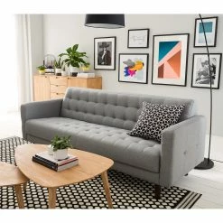 Mørteens Sofa Sindi II (3-Sitzer) - Webstoff - Hellgrau -WOHNZIMMERMÖBEL Verkäufe 1000183934 210323 15251201918 MOOD DETAILS P000000001000183934 mood