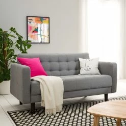 Mørteens Sofa Sindi II (2-Sitzer) - Webstoff - Hellgrau -WOHNZIMMERMÖBEL Verkäufe 1000183936 210323 15251601928 MOOD DETAILS P000000001000183936 mood