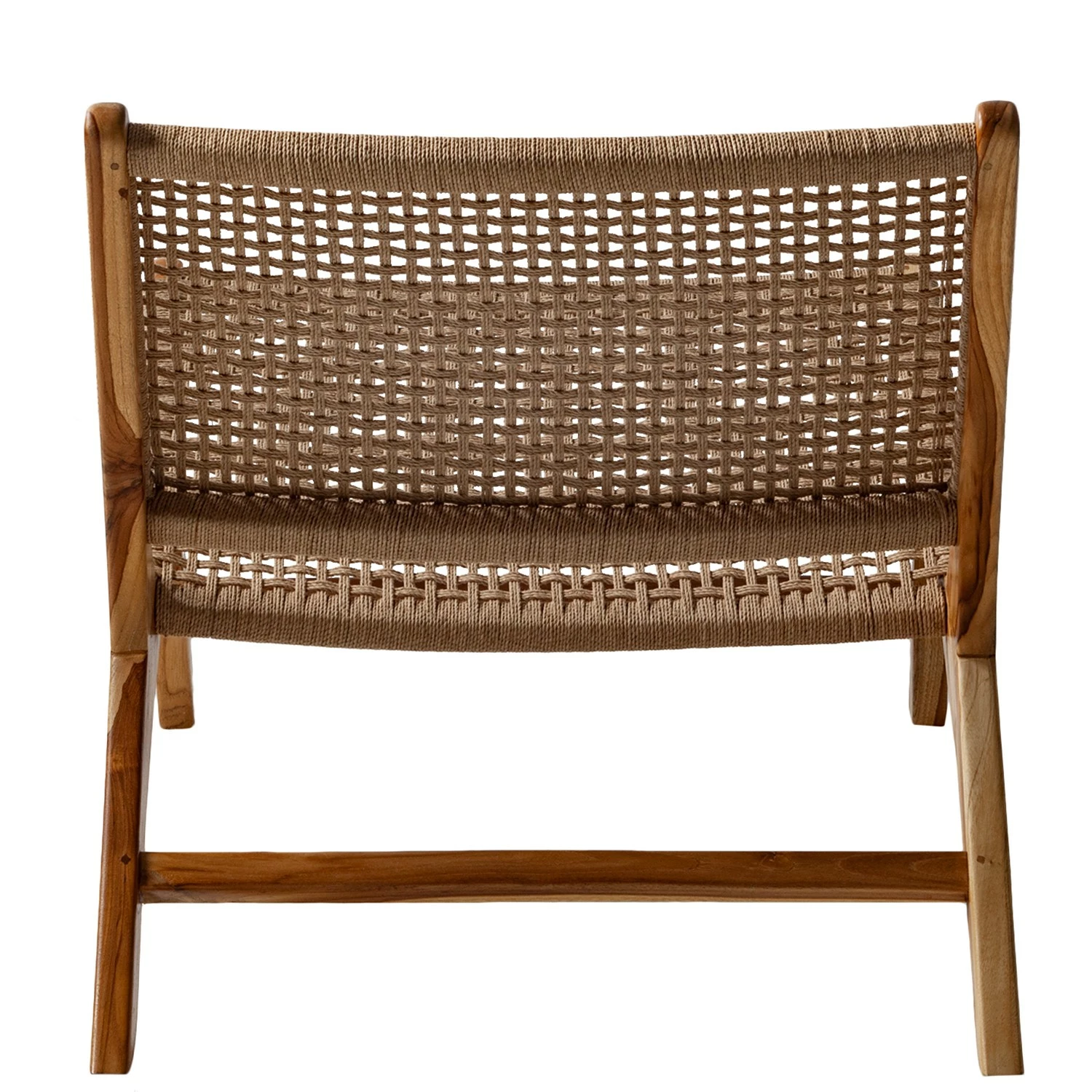 Ars manufacti Loungesessel Sulina - Papiergeflecht/ Teakholz massiv - Natur / Teak 6 Ars manufacti Loungesessel Sulina - Papiergeflecht/ Teakholz massiv - Natur / Teak – Bild 6