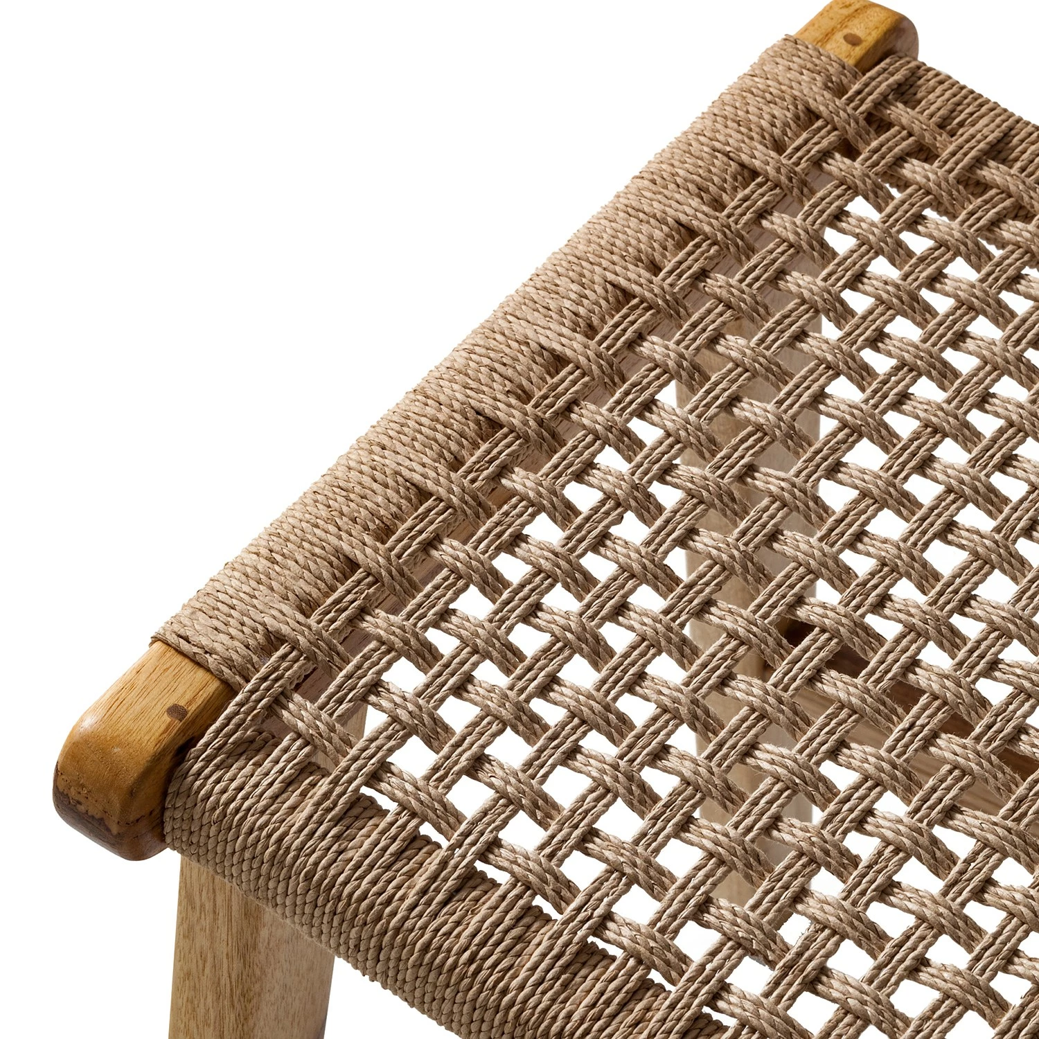 Ars manufacti Hocker Sulina - Papiergeflecht / Teakholz massiv - Natur / Teak 6 Ars manufacti Hocker Sulina - Papiergeflecht / Teakholz massiv - Natur / Teak – Bild 6