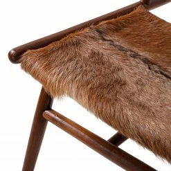 Ars manufacti Loungesessel Howden - Kuhfell / Teakholz massiv - Kuhmuster / Teak -WOHNZIMMERMÖBEL Verkäufe 1000183950 200414 13371400007 DETAILS P000000001000183950