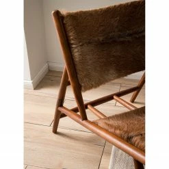 Ars manufacti Loungesessel Howden - Kuhfell / Teakholz massiv - Kuhmuster / Teak -WOHNZIMMERMÖBEL Verkäufe 1000183950 200529 13275800007 DETAILS P000000001000183950