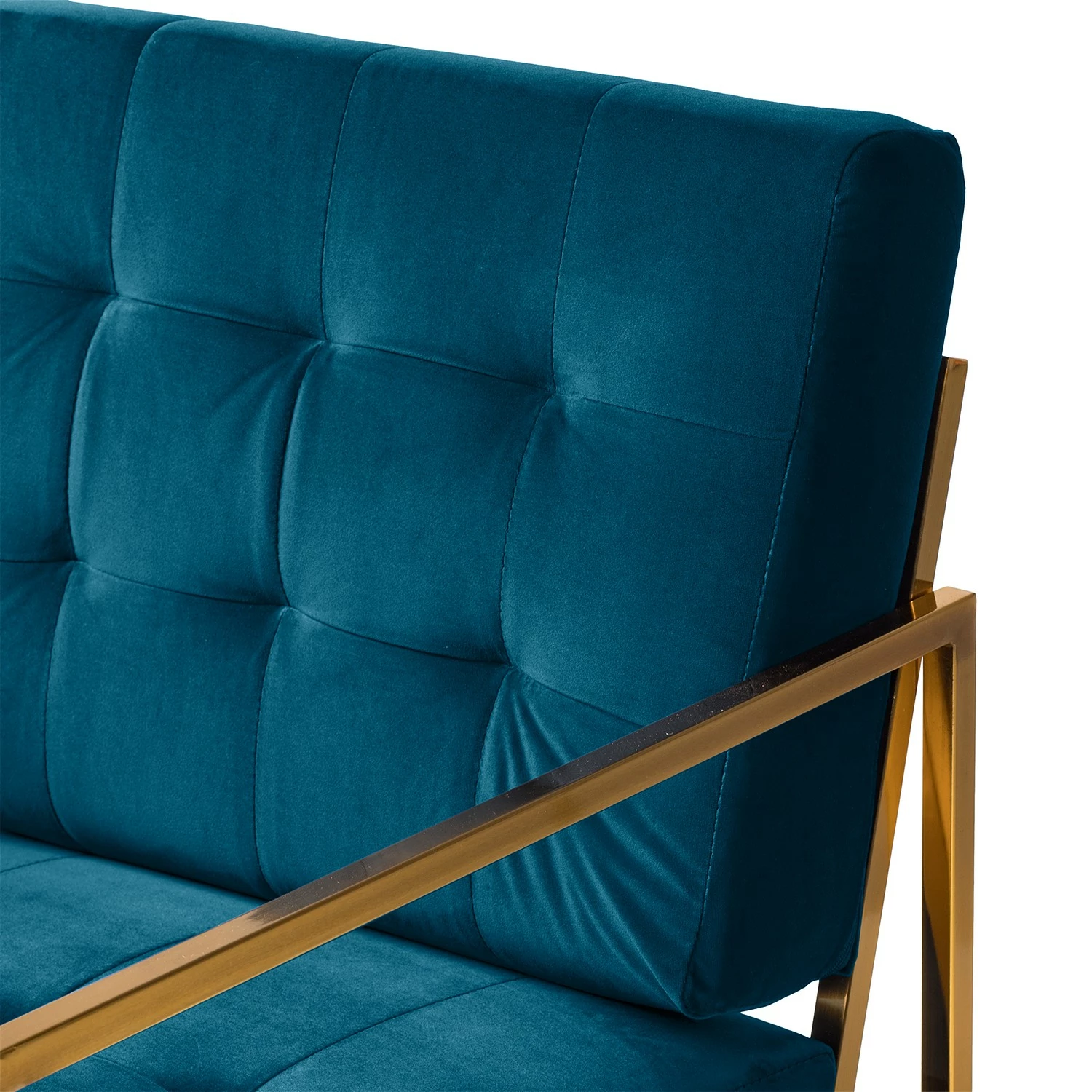 Red Living Sessel Cocora I - Samt - Marineblau 9 Red Living Sessel Cocora I - Samt - Marineblau – Bild 9