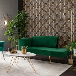 Jack & Alice Schlafsofa Behram III - Samt - Dunkelgrün -WOHNZIMMERMÖBEL Verkäufe 1000183953 200408 21120200002 MOOD DETAILS P000000001000183953 mood