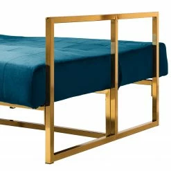 Jack & Alice Schlafsofa Cocora I - Samt - Marineblau -WOHNZIMMERMÖBEL Verkäufe 1000183955 200204 08555600064 DETAILS P000000001000183955