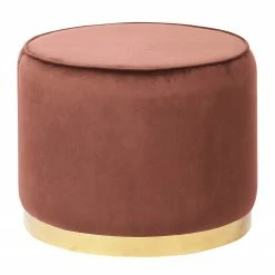 Jack & Alice Polsterhocker Velia - Samt - Mauve