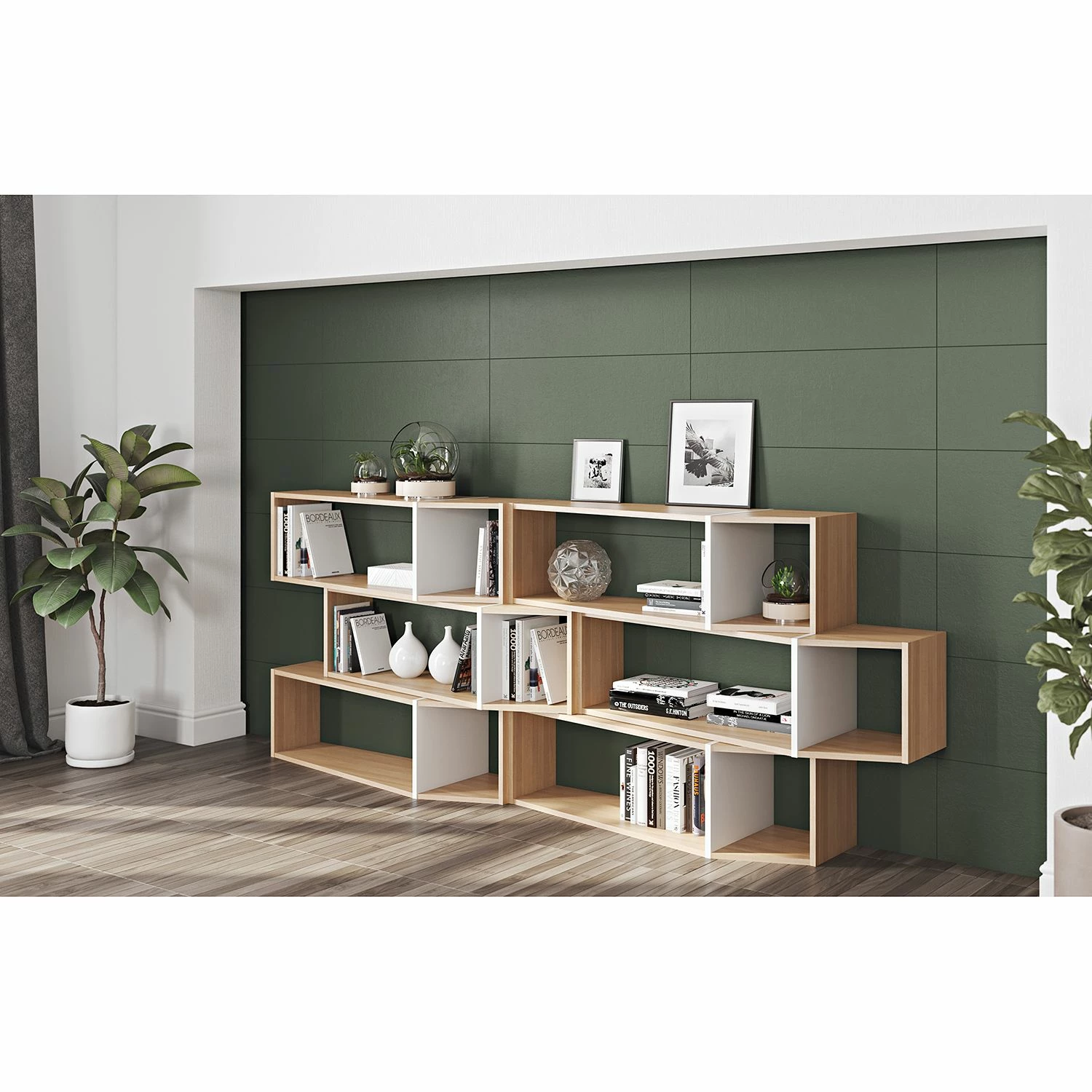 Temahome Regal One II - Eiche / Weiß 2 Temahome Regal One II - Eiche / Weiß – Bild 2