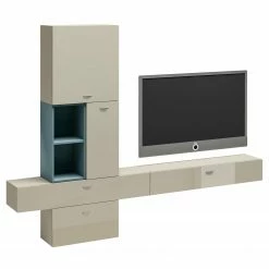 Now! by hülsta Wohnwand now no. 14 I (6-teilig) - Hochglanz Saharagrau 9 Now! by hülsta Wohnwand now no. 14 I (6-teilig) - Hochglanz Saharagrau -WOHNZIMMERMÖBEL Verkäufe 1000184111 191014 14551800008 DETAILS P000000001000184111