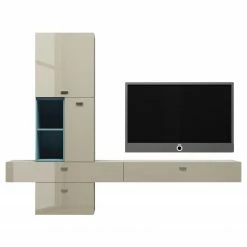 Now! by hülsta Wohnwand now no. 14 I (6-teilig) - Hochglanz Saharagrau 10 Now! by hülsta Wohnwand now no. 14 I (6-teilig) - Hochglanz Saharagrau -WOHNZIMMERMÖBEL Verkäufe 1000184111 191014 14551800009 DETAILS P000000001000184111