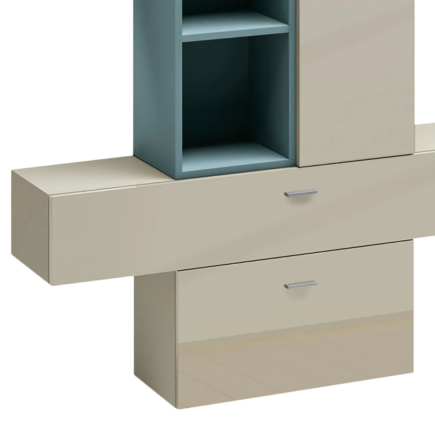 Now! by hülsta Wohnwand now no. 14 I (6-teilig) - Hochglanz Saharagrau 6 Now! by hülsta Wohnwand now no. 14 I (6-teilig) - Hochglanz Saharagrau – Bild 6