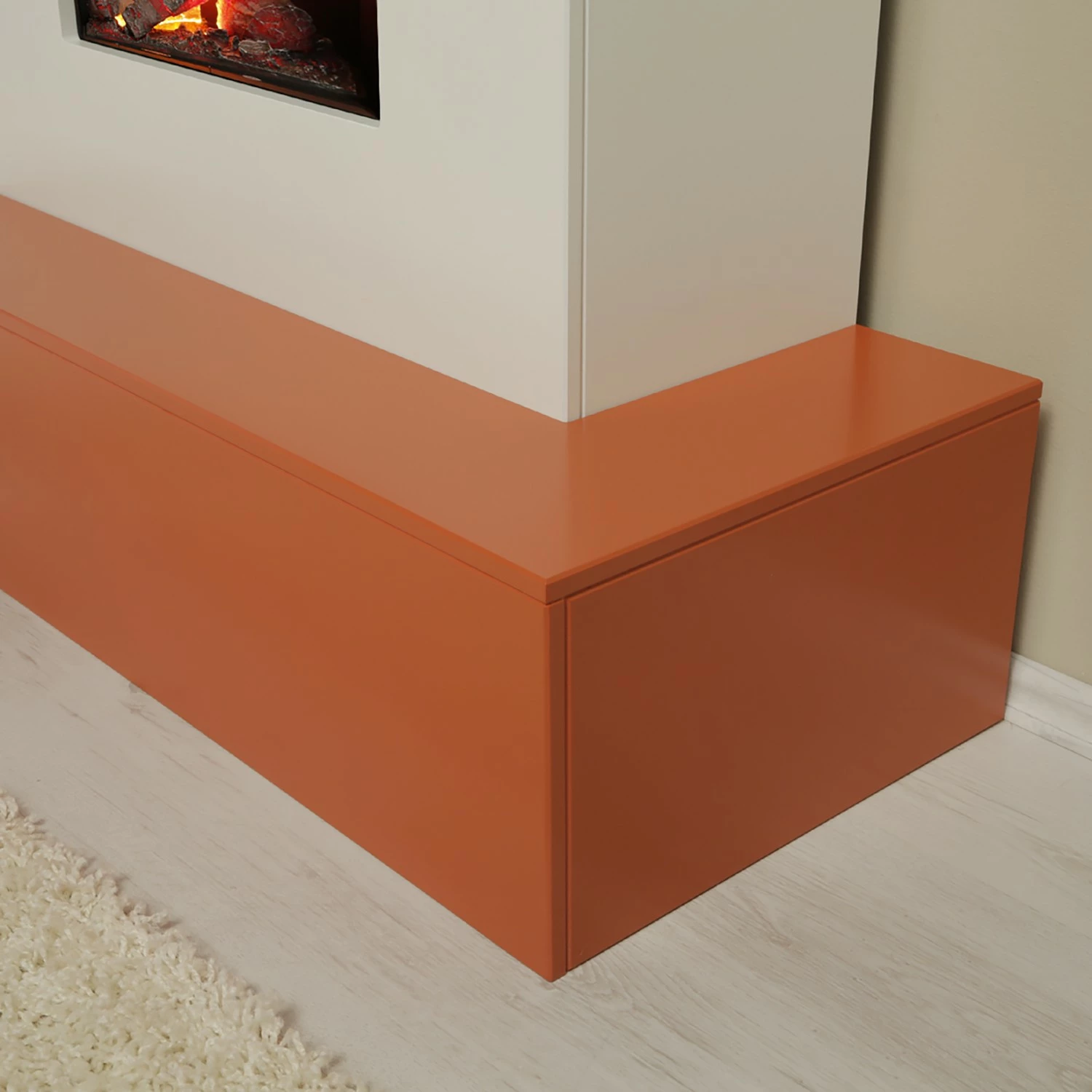 Loftscape Elektrokamin Casablanca - Weiß / Bernstein 6 Loftscape Elektrokamin Casablanca - Weiß / Bernstein – Bild 6