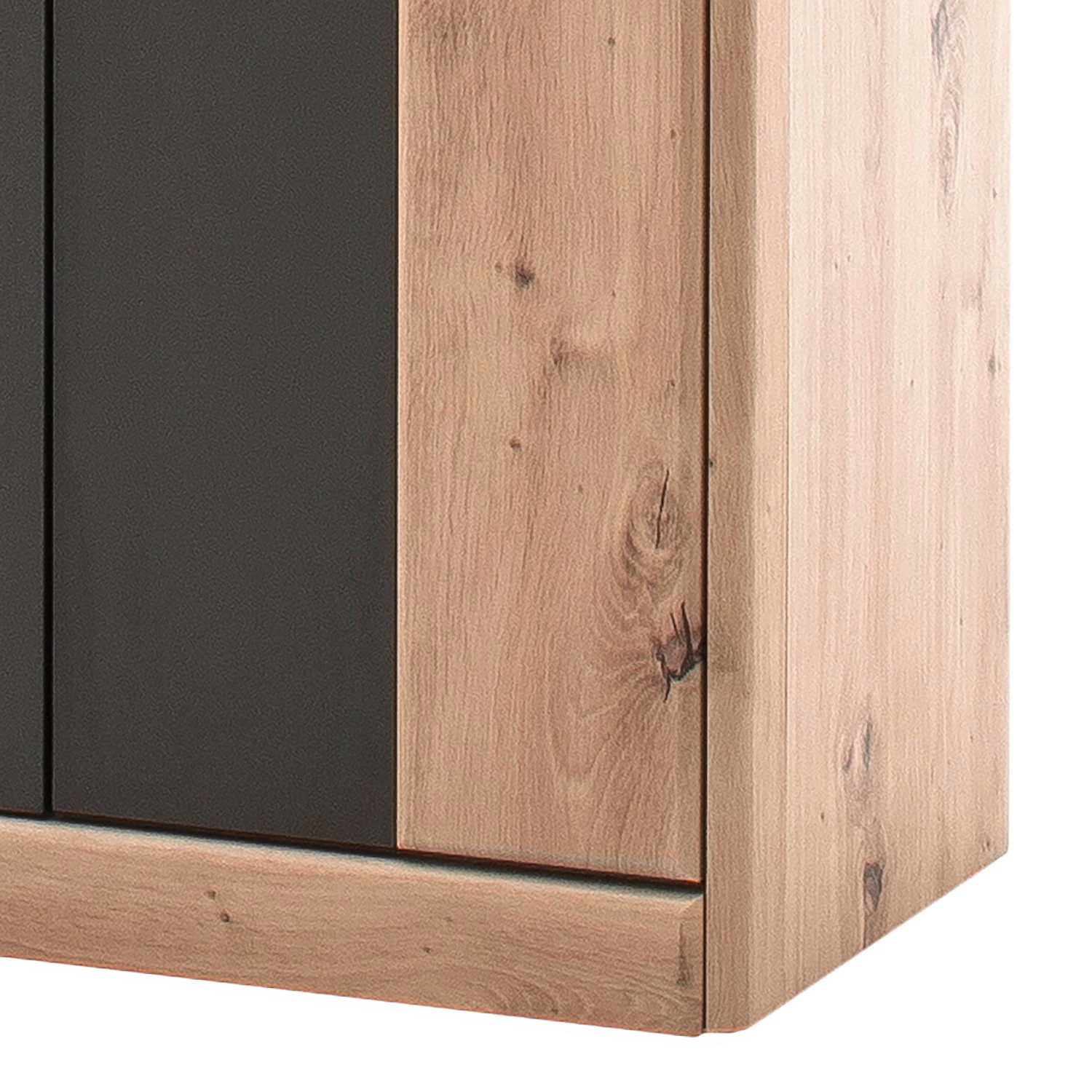 Naturoo Schuhkommode Coulogne - Balkeneiche Dekor / Grau 7 Naturoo Schuhkommode Coulogne - Balkeneiche Dekor / Grau – Bild 7