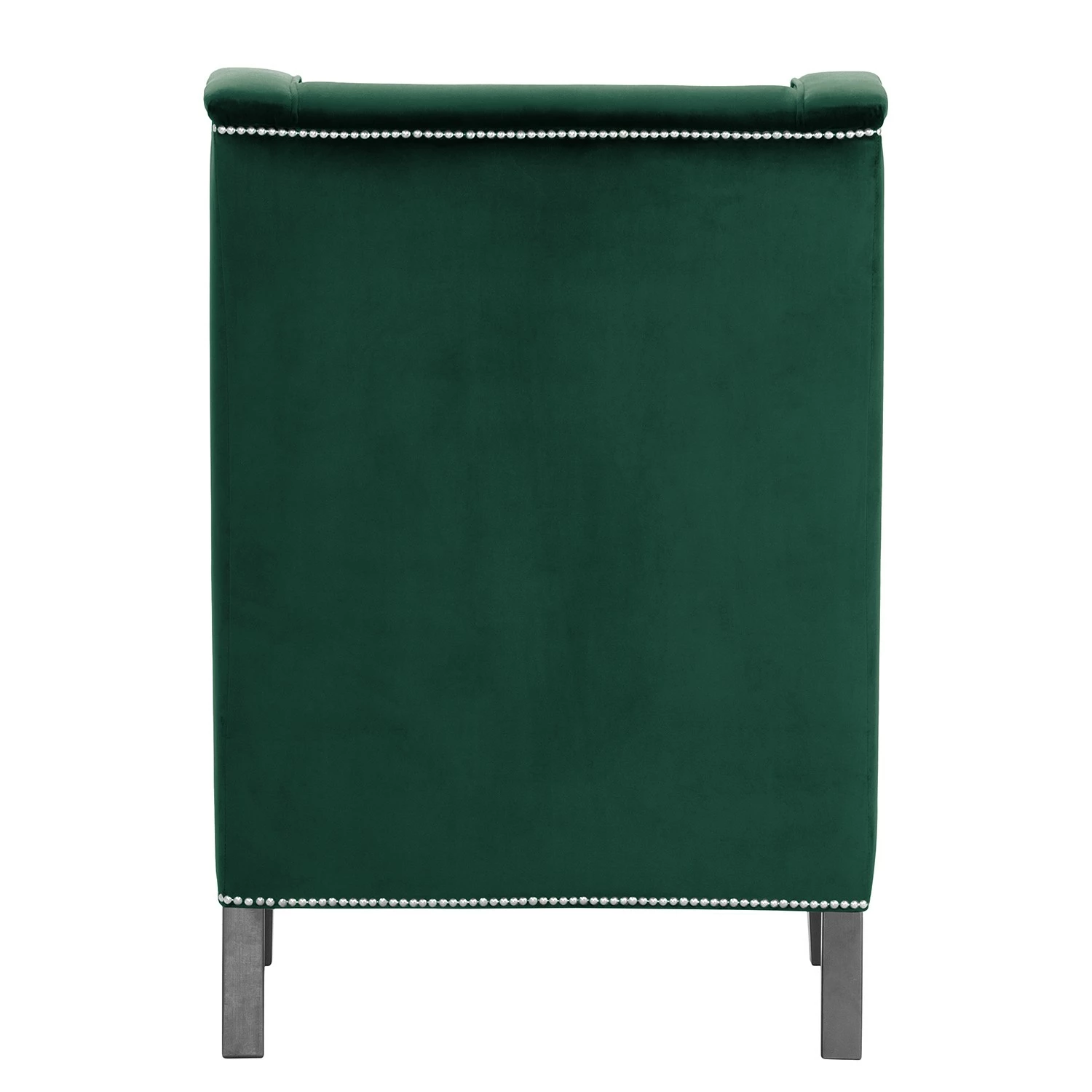 Maison Belfort Sessel Mirina I - Samt Ravi: Antikgrün - Schwarz 5 Maison Belfort Sessel Mirina I - Samt Ravi: Antikgrün - Schwarz – Bild 5