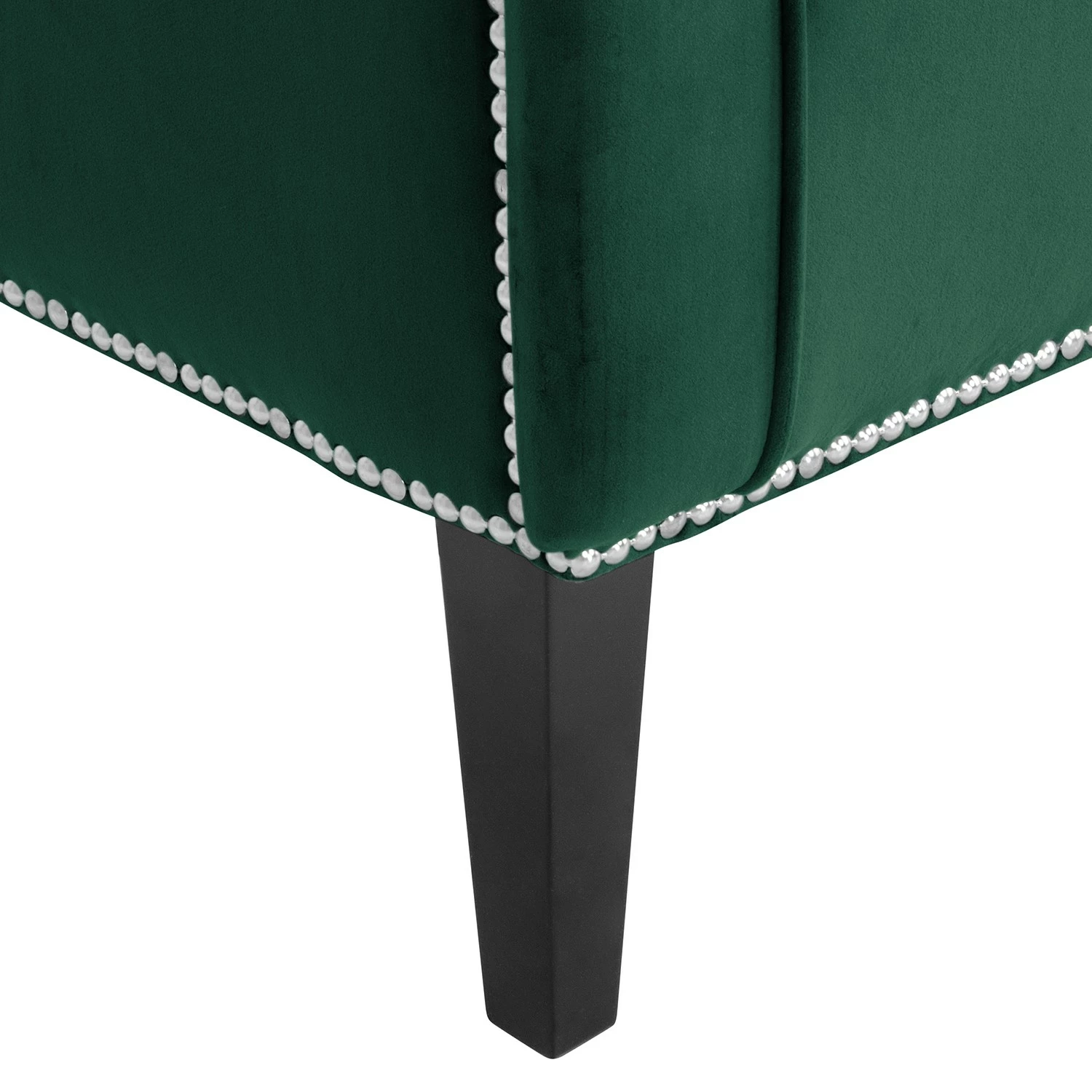 Maison Belfort Sessel Mirina I - Samt Ravi: Antikgrün - Schwarz 11 Maison Belfort Sessel Mirina I - Samt Ravi: Antikgrün - Schwarz – Bild 11