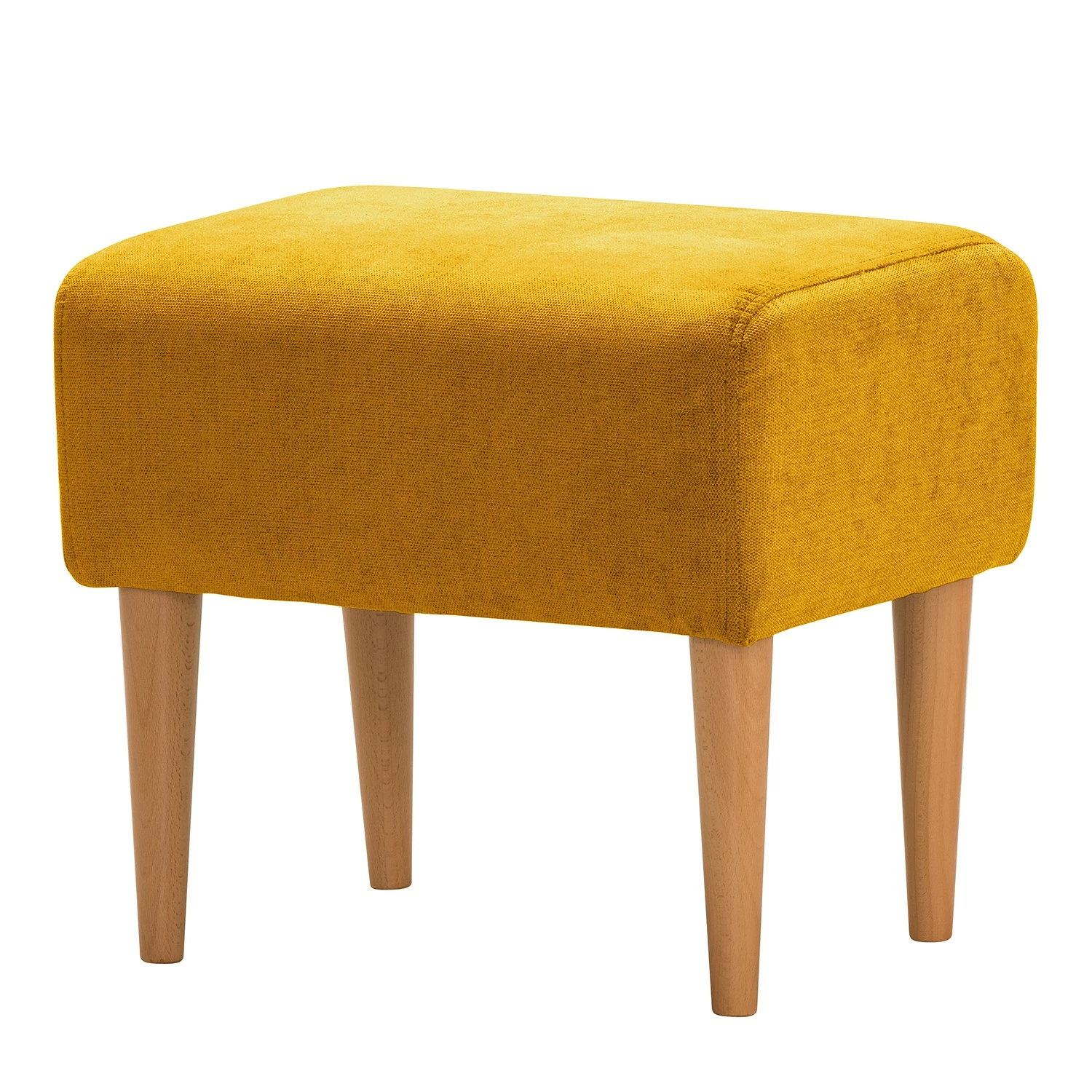 Norrwood Polsterhocker Oldbury I - Webstoff Lito: Maisgelb 1 Norrwood Polsterhocker Oldbury I - Webstoff Lito: Maisgelb