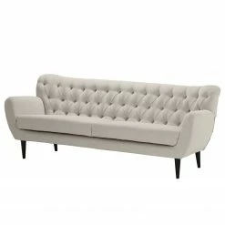 Norrwood Sofa Lowen I (2,5-Sitzer) - Microfaser - Webstoff Nere: Hellgrau