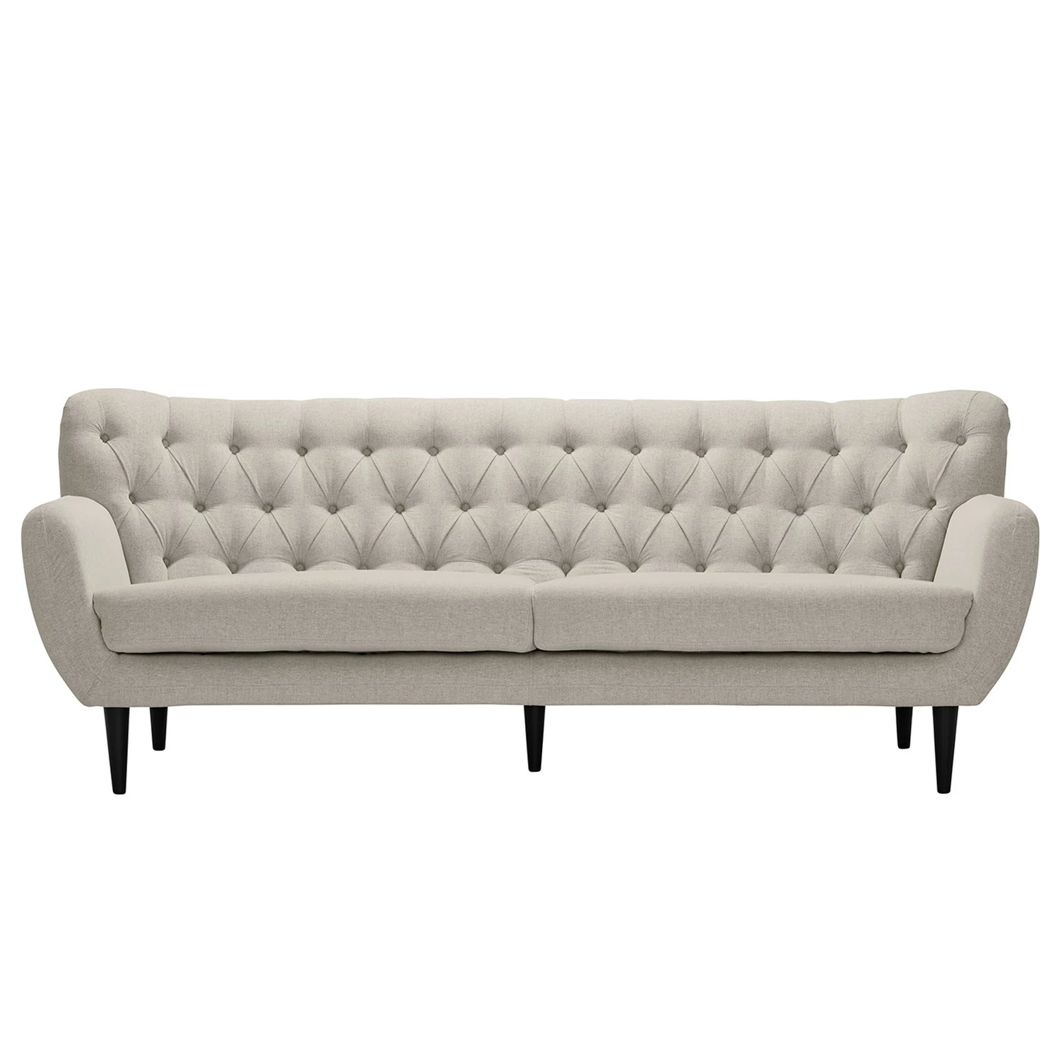 Norrwood Sofa Lowen I (2,5-Sitzer) - Microfaser - Webstoff Nere: Hellgrau 3 Norrwood Sofa Lowen I (2,5-Sitzer) - Microfaser - Webstoff Nere: Hellgrau – Bild 3
