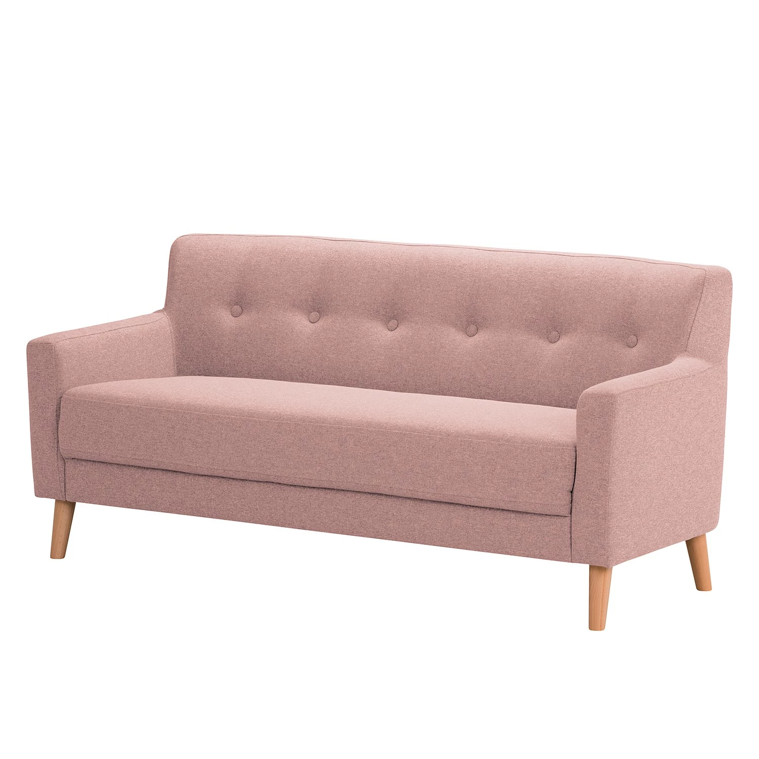Norrwood Sofa Bette II (3-Sitzer) - Webstoff - Rosé 1 Norrwood Sofa Bette II (3-Sitzer) - Webstoff - Rosé