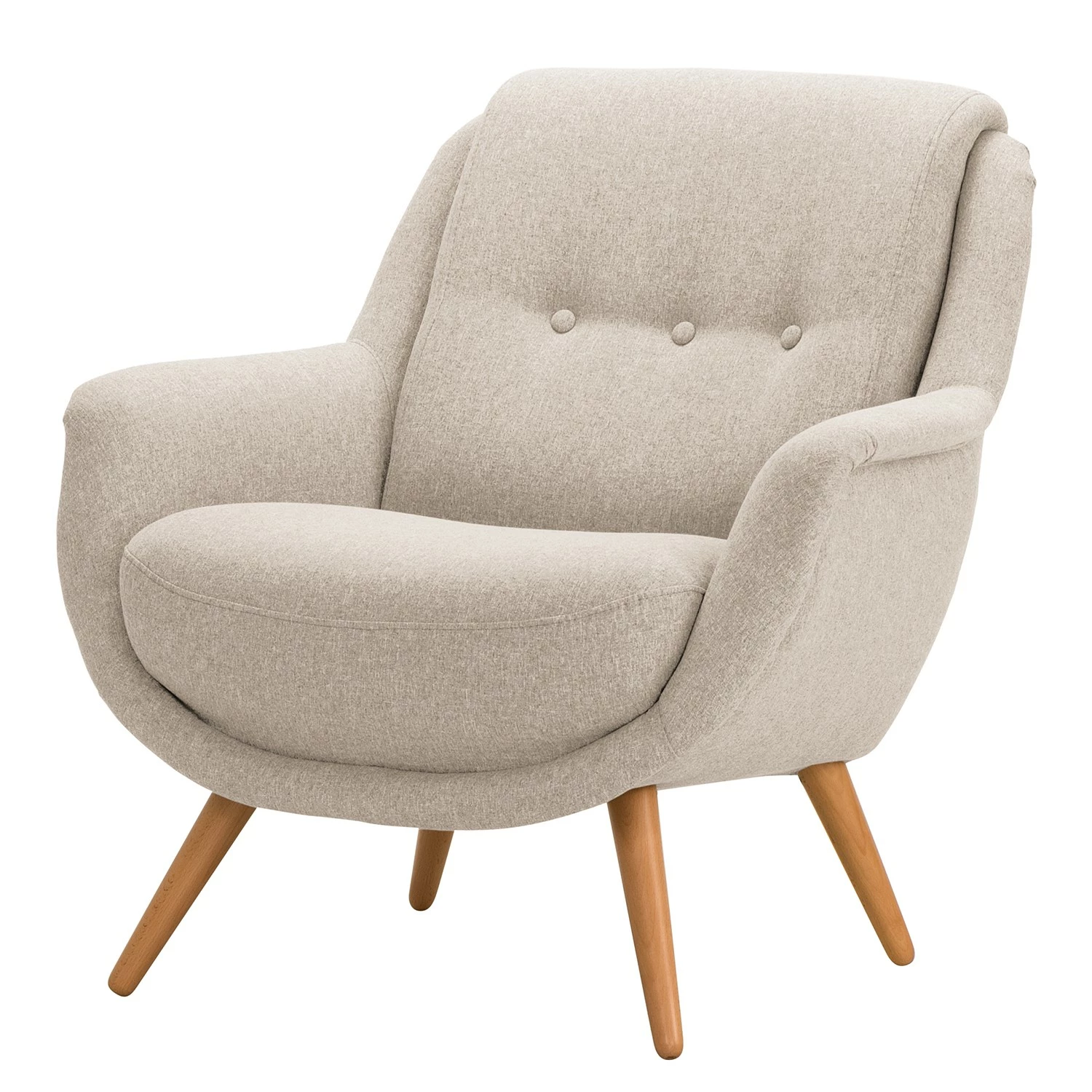 Norrwood Sessel Saku I - Webstoff Voer: Hellgrau 1 Norrwood Sessel Saku I - Webstoff Voer: Hellgrau