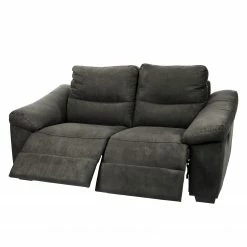 Modoform Sofa Lamexa II (2 -Sitzer) - Microfaser - Anthrazit - Relaxfunktion -WOHNZIMMERMÖBEL Verkäufe 1000185416 190917 17071501046 DETAILS P000000001000185416