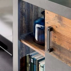 Trendteam Kommode Indy - Altholz Pinie Dekor / Vintage Grau -WOHNZIMMERMÖBEL Verkäufe 1000185494 190905 12592500005 DETAILS P000000001000185494